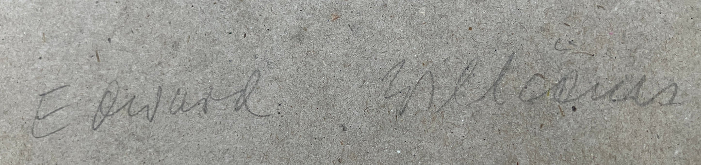 Watercolour Att. Edward Williams – Thatched Cottage in wooded landscape