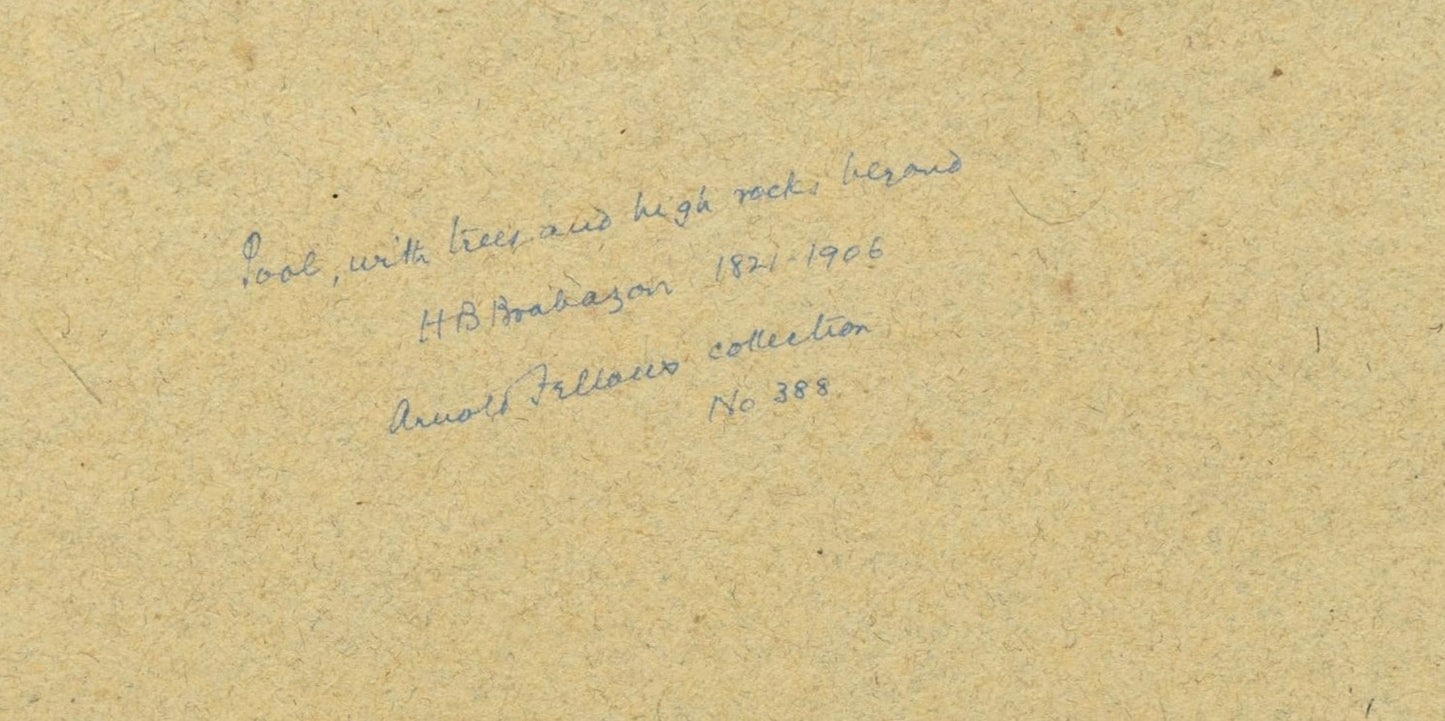 Hercules Brabazon Brabazon (1821-1906) – Pool with Trees