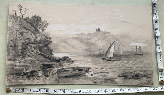 A Clark – Scarborough Sailing, from South Bay (1891) ~