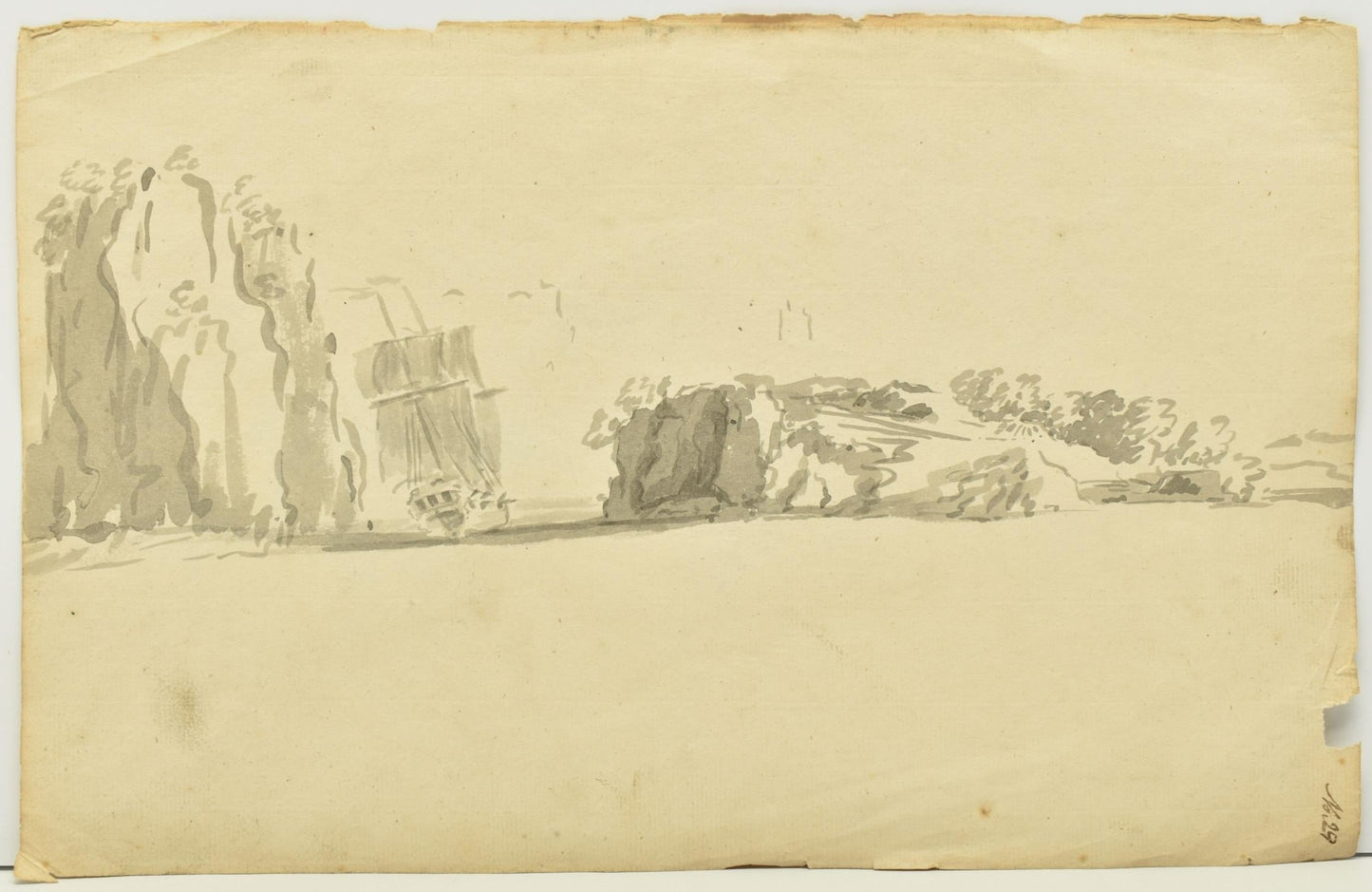 Circle of Nicholas Pocock (1740-1821) – Boat on Shore