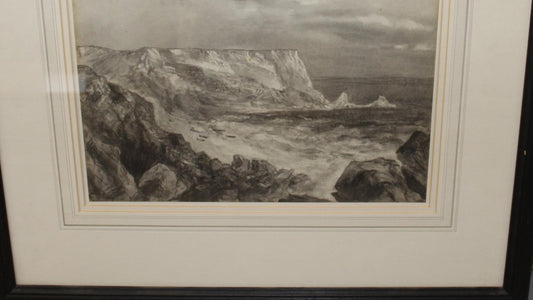 David Cox (1783-1859) – North Wales, stormy seacape, nr Great Orme