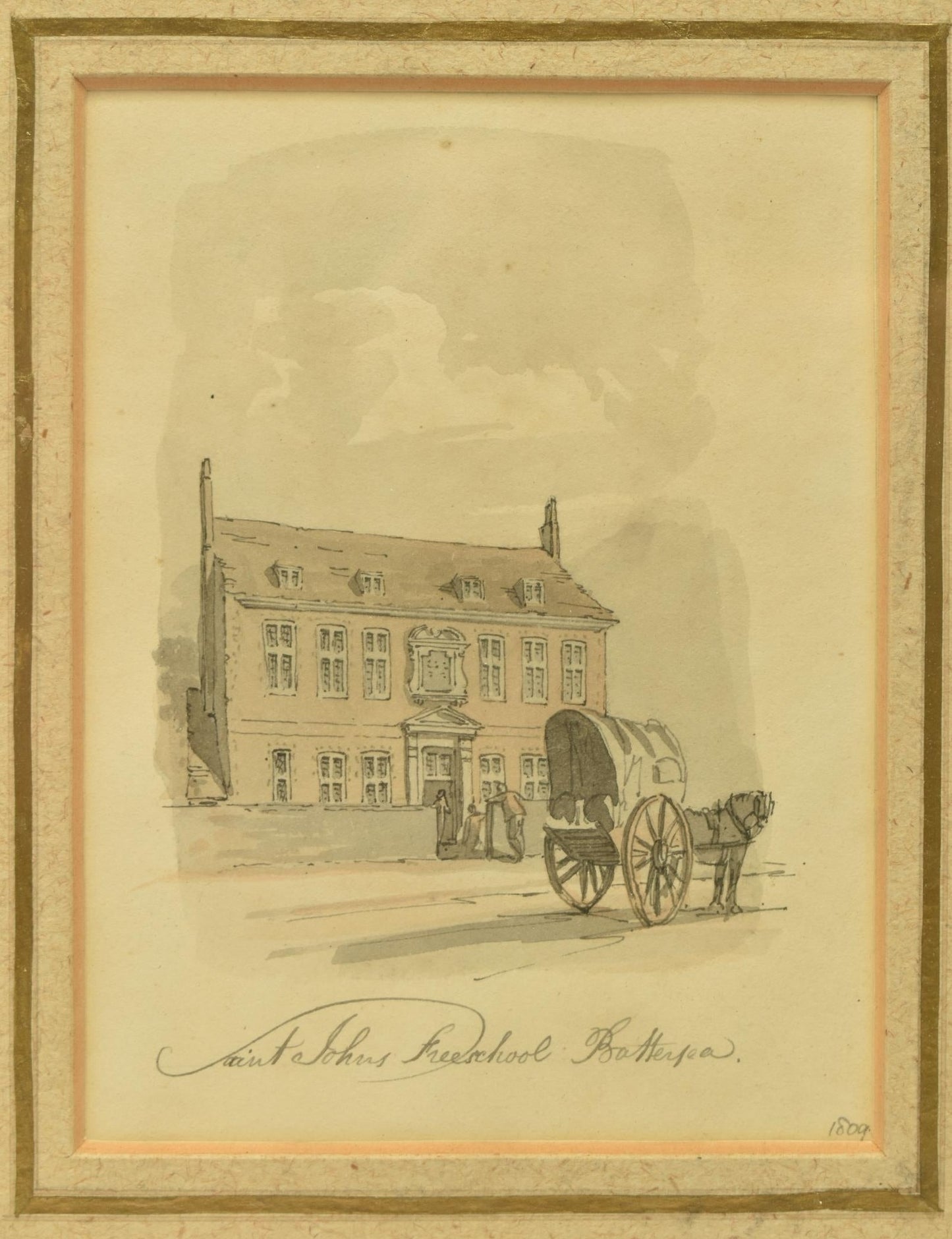 Robert Blemmell Schnebbelie (1781-1847) - Saint John's Freeschool, Battersea