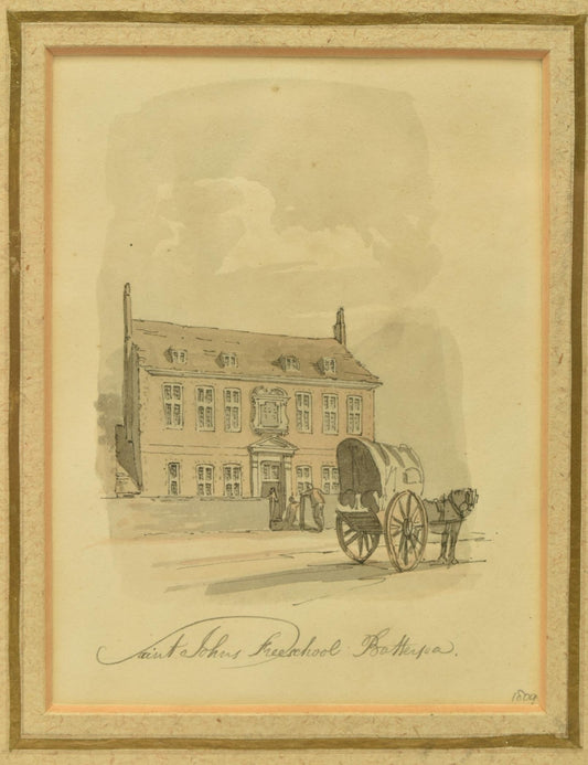 Robert Blemmell Schnebbelie (1781-1847) - Saint John's Freeschool, Battersea