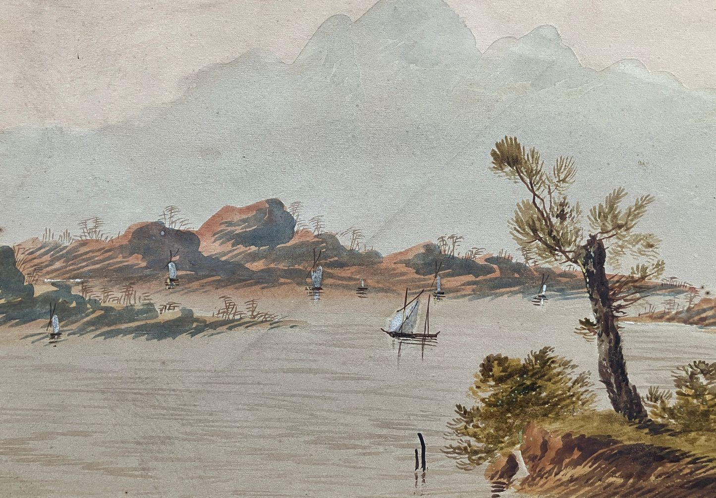 Edwin Earp (1851–1945) – Lakeland scene watercolour