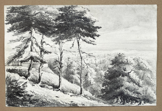 19th Century British School – Wooded River Estuary