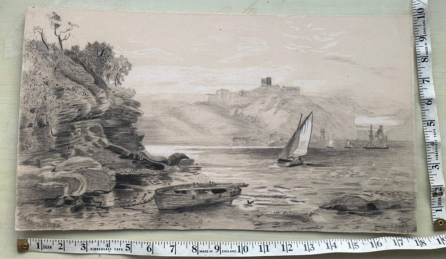 A Clark – Scarborough Sailing, from South Bay (1891) ~