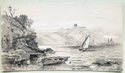 A Clark – Scarborough Sailing, from South Bay (1891) ~