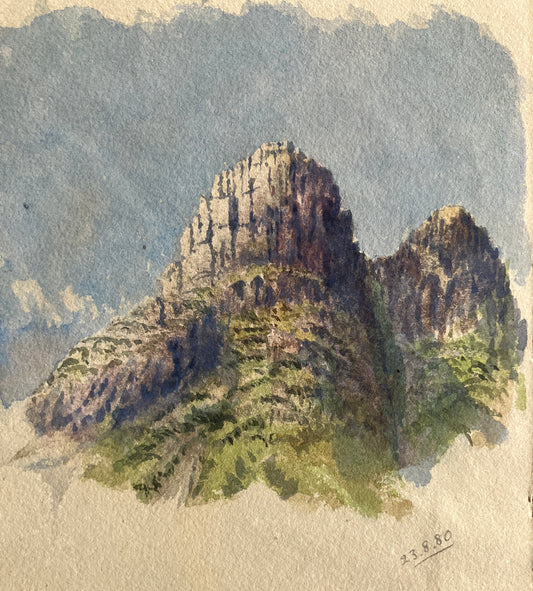 Waynman Dixon Album - 18 Original Watercolours and Six Sketches, by the real "Indiana Jones"