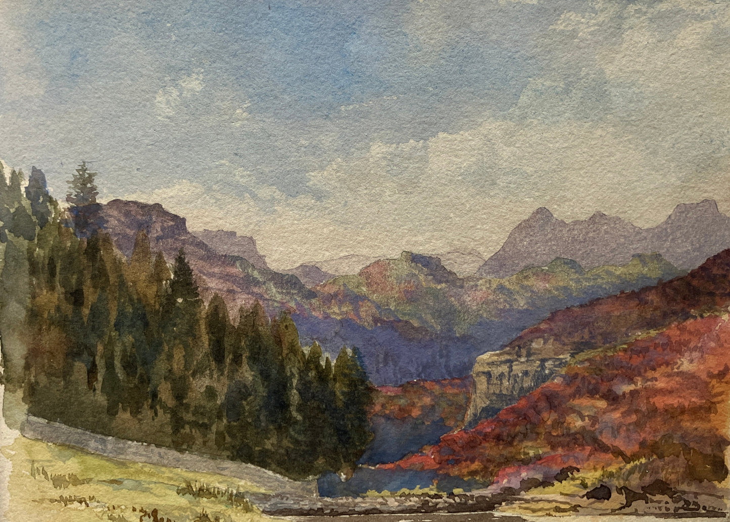 Waynman Dixon Album - 18 Original Watercolours and Six Sketches, by the real "Indiana Jones"