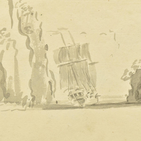 Circle of Nicholas Pocock (1740-1821) – Boat on Shore