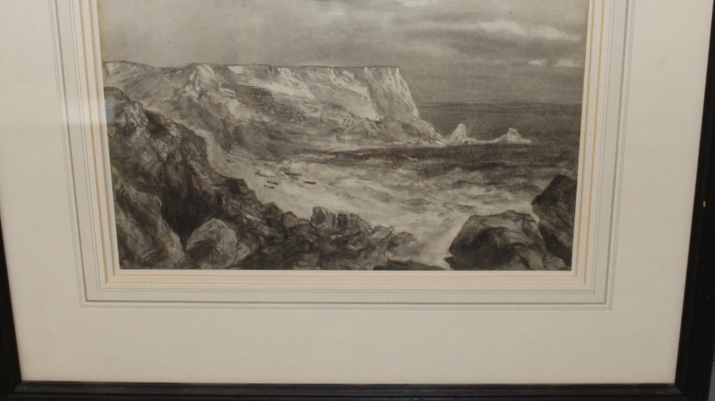 David Cox (1783-1859) – North Wales, stormy seacape, nr Great Orme